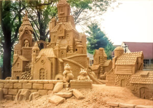 Sand sculpture from 1990s